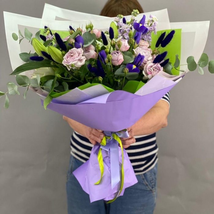 Букет сборный с лилией, фото 3