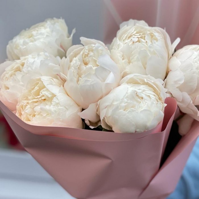 Букет «Пионы Ширли Темпл», фото 4